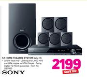 Sony 5.1 Home Theatre System DAV-TZ