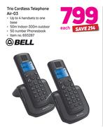 Bell Trio Cordless Telephone Air-03-Each