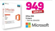 Microsoft Office 365 (5 Users)
