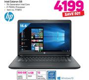 HP 15.6"Intel Celeron G6