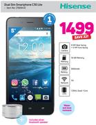Hisense Dual SIM Smartphone C30 Lite Including Silver Bluetooth Speaker