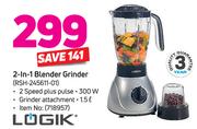 Logik 2-In-1 Blender Grinder RSH-245611-01