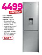 Defy 455L Bottom Freezer Fridge (Metallic) DAC635