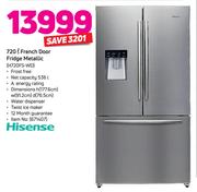 Hisense 720L French Door Fridge (Metallic) H720FS-WD