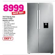 defy 740l side by side fridge