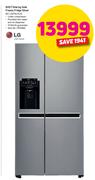 LG 600L Side By Side Freeze Fridge (Silver) GC-L247SLUV A