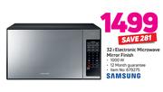 Samsung 32L Electronic Microwave (Mirror Finish)