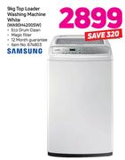 Samsung 9Kg Top Loader Washing Machine (White) WA90H4200SW