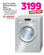 Bosch 6Kg Front Loader Washing Machine (Silver) WAB20268