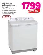 Defy 8Kg Twin-Tub Washing Machine DTT166