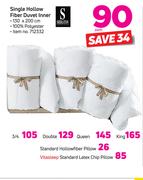 Sheraton Single Hollow Fibre Duvet Inner-Each