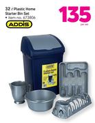 Addis 32L Plastic Home Starter Bin Set