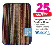 Waltex Candy Overlocked Rug 50 X 80Cm