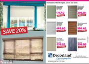 Decorland 50mm Plain Fauxwood Venetians 590 x 600