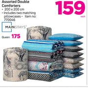 Mainstays Assorted Queen Comforters Including Two Matching Pillowcases-Each