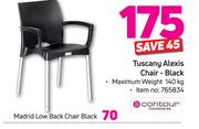 Contour Tuscany Alexis Chair Black