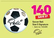 Peli Soccer Ball Size 5 Signature