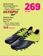Olympic Stadium Mens Soccer Boot Size 7-11