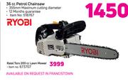 Ryobi 36cc Petrol Chainsaw