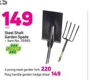 Lasher 4 Prong Steel Garden Fork