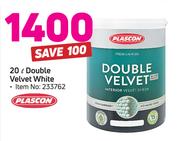 Plascon 20L Double Velvet White