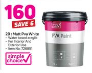 Simple Choice 20L Matt PVA White