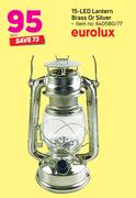 Eurolux 15-LED Lantern (Brass Or Silver)-Each
