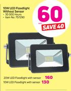 20W LED Floodlight With Sensor