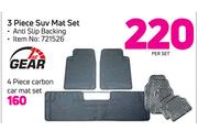 1st Gear 3 Piece Suv Mat Set-Per Set