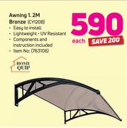 Home Quip Awning 1.2m Bronze