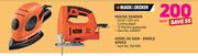 Black & Decker Mouse Sander 400W Jig Saw(Single Speed)-Each