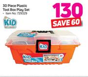 Kid Connection 30 Piece Plastic Tool Box Play Set