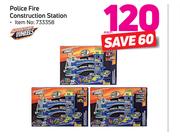 Adventure Wheels Police Fire Construction Station-Each
