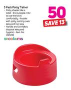 Snookums 3-Pack Potty Trainer