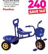 Peerless Tricycle With Basket-Each