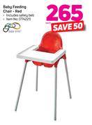 Baby Links Baby Feeding Chair-Red-Each