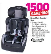 Bambino Grand Prix Booster Seat