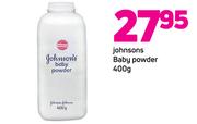 Johnsons Baby Powder-400g