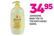 Johnsons Baby Top To Toe Bath Wash-500ml
