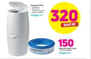 Angelcare Nappy Bin White