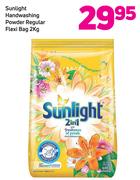 Sunlight Handwashing Powder Regular Flexi Bag-2kg