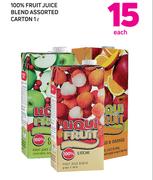 100% Fruit Juice Blend Carton-1Ltr Each