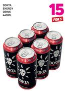 Dokta Energy Drink-3x440ml