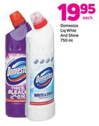 Domestos Liquid White And Shine-750ml Each