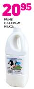 Prime Full Cream Milk-2Ltr