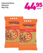 Fattis And Monis Macaroni Bag-3kg Each
