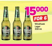 Windhoek Lager-6x330ml