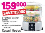 Russell Hobbs 3 Tier Food Steamer 10969