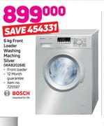 Bosch 6 Kg Front Loader Washing Machine (Silver) WAB20268