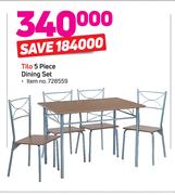 Tilo 5 Piece Dining Set